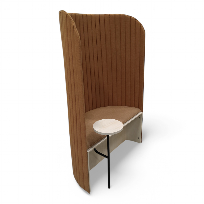 Focus Pod Easy Chair Brunt stoff (2