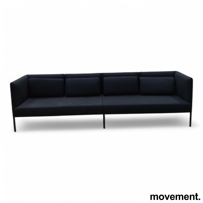 Molto Flex 4-seter, lav rygg Mørkt