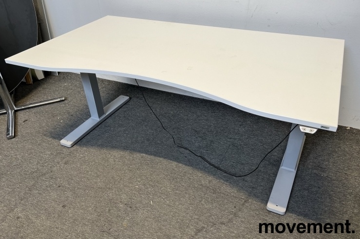 Skrivebord med elektrisk hevsenk i - 1 / 3