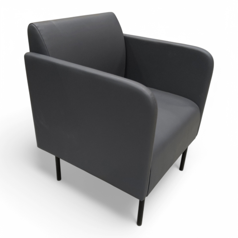 Gino 1-seter med armlene Lyst grått