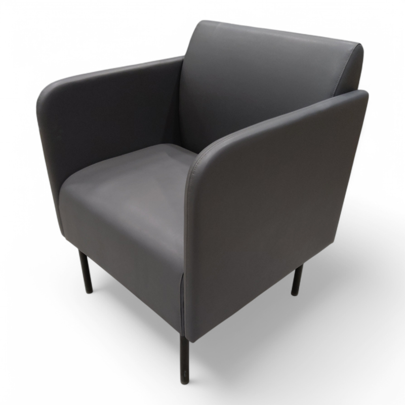 Gino 1-seter med armlene Lyst grått