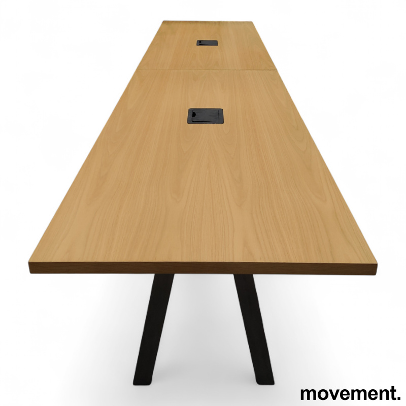 Solgt!Factor møtebord 380x90cm Eik finer - 2 / 3