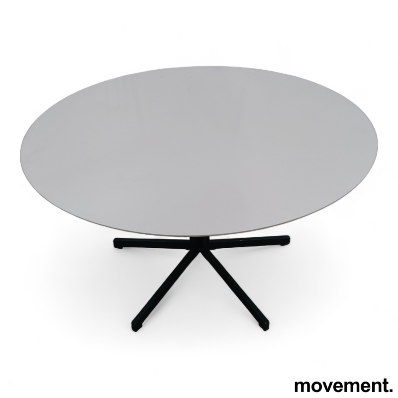 Madison Ø=130cm Hvit laminat, ben i - 2 / 2