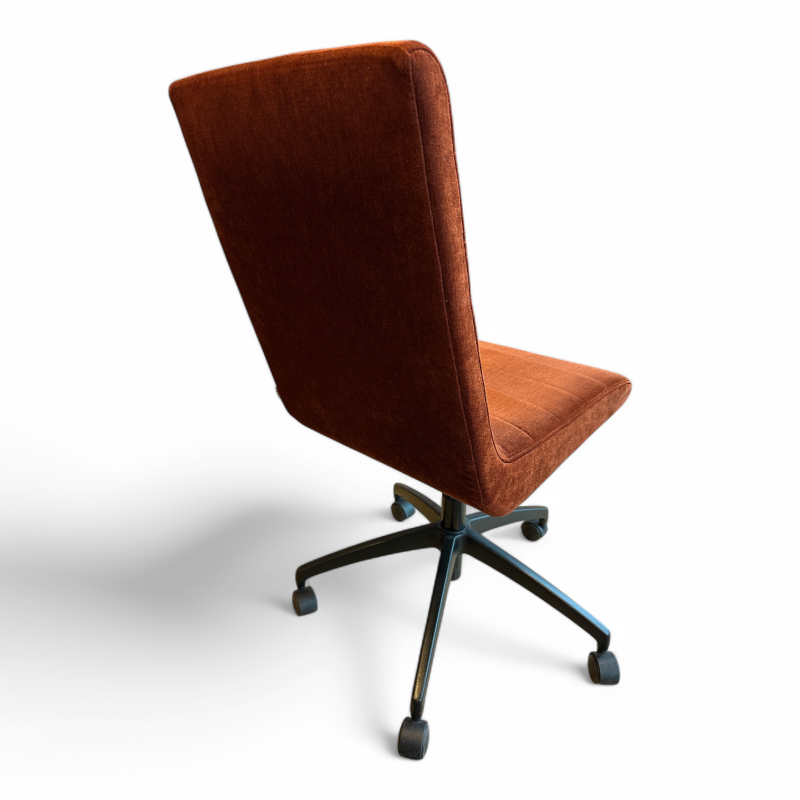 Woods med hjul Rustrød velour,