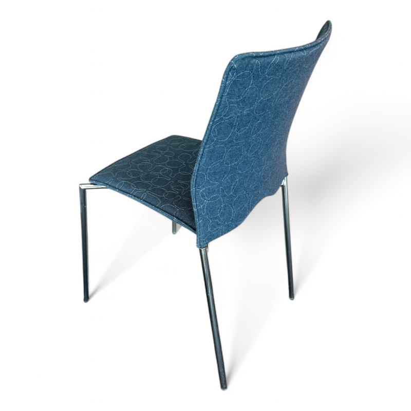 Cosmos Mørk blågrå ullfilt med