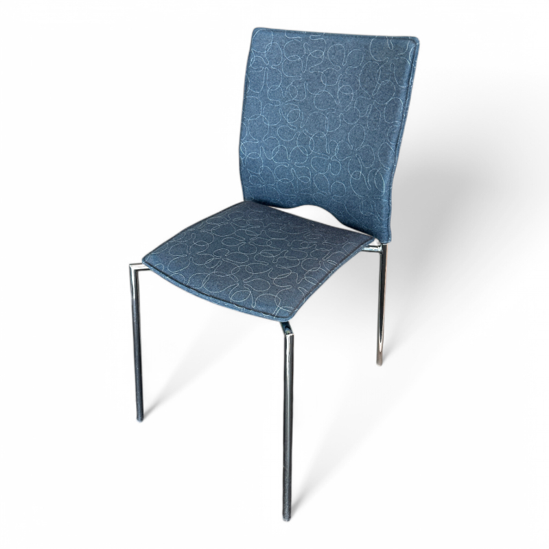 Cosmos Mørk blågrå ullfilt med