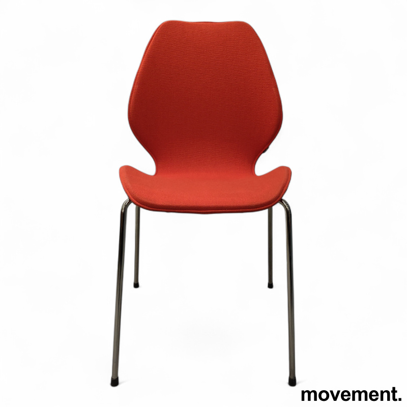 City med cover, 4 ben Rødt stoff, - 2 / 4
