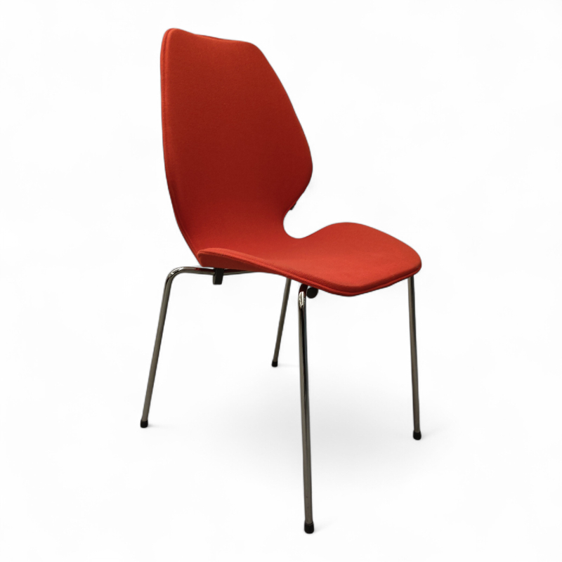 City med cover, 4 ben Rødt stoff,