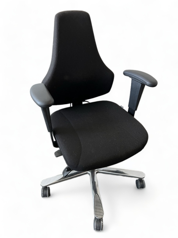 Allegro med armlene Sort stoff