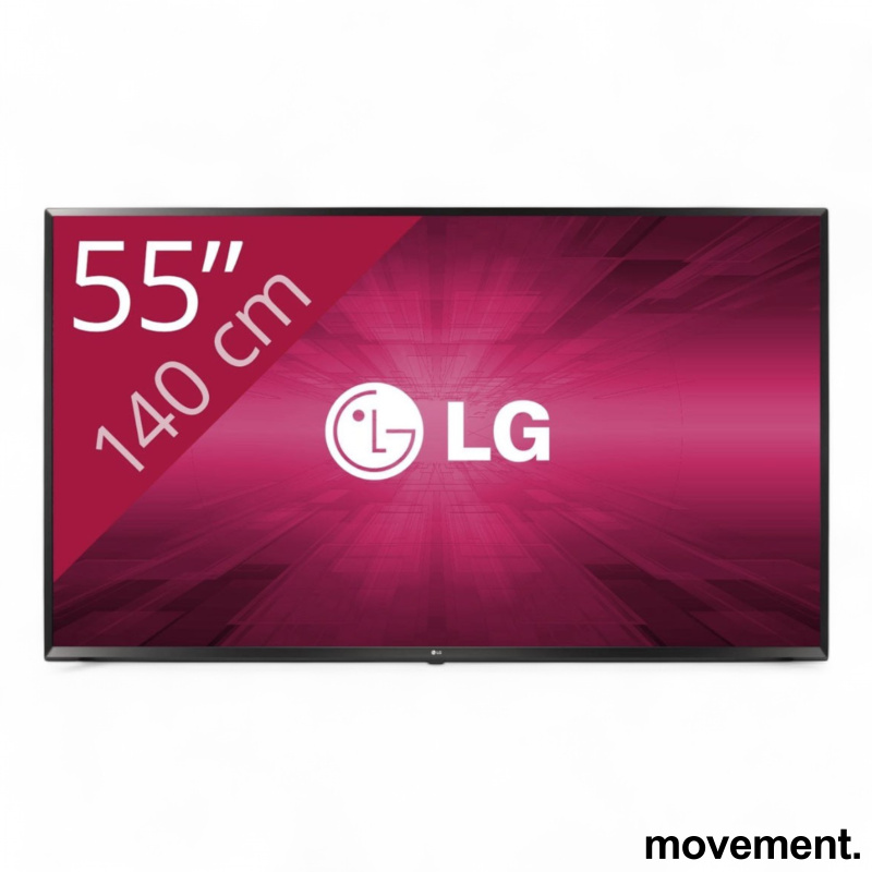 55UJ630V 4K Smart TV 55toms Sort,