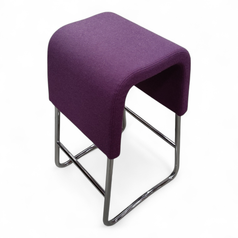 Plint barstol 38cm, lav Lilla