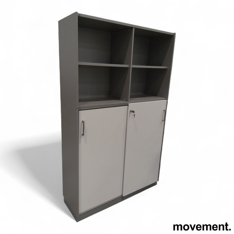 Storage 120cm, 5A4, skyvedør Grått - 1 / 2