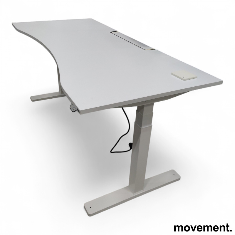 P-serie 180x80cm Hvit laminat, - 1 / 4