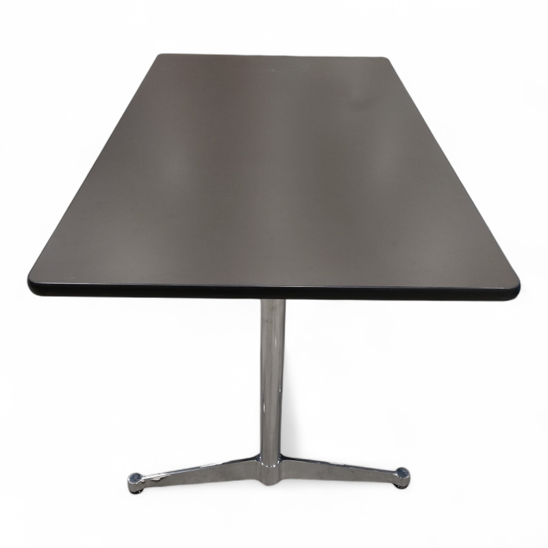 Eames Contract T-leg 140x80cm mørk