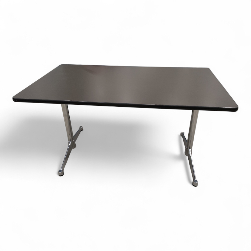 Eames Contract T-leg 140x80cm mørk