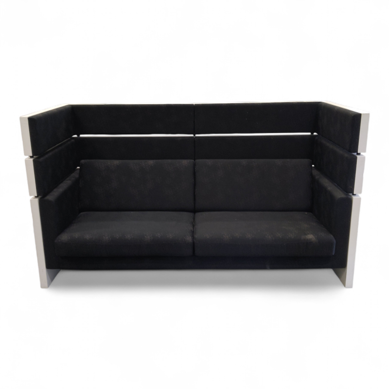 Scandinavia alkovesofa Sort stoff,