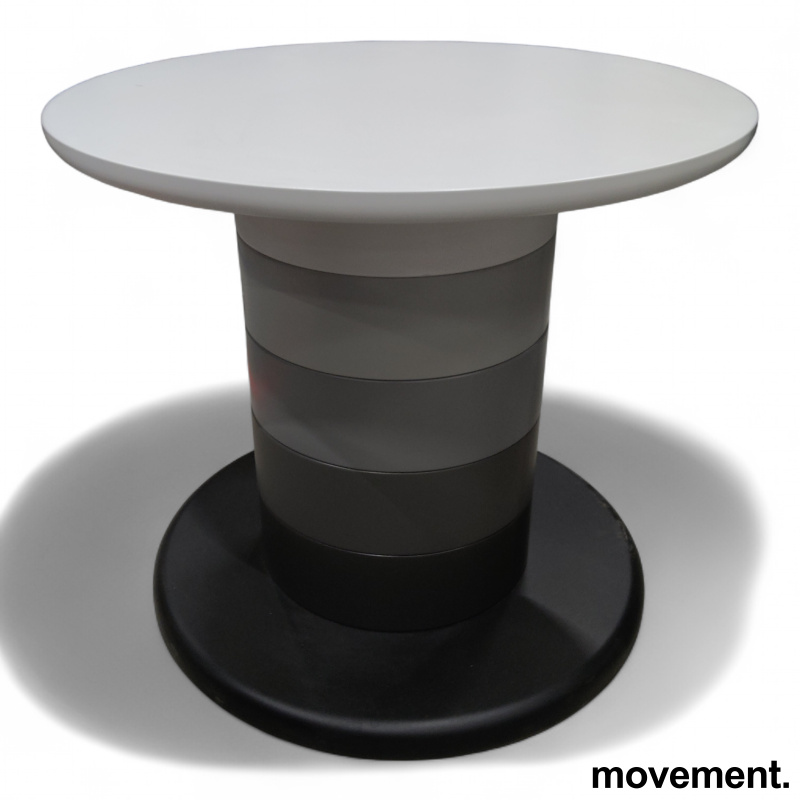 Babel loungebord Ø=60cm Hvit plate, - 1 / 2