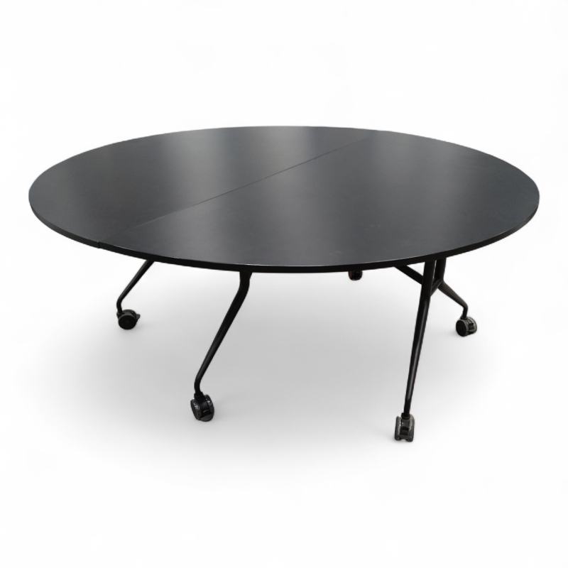 Argo foldebord med hjul Ø=180cm