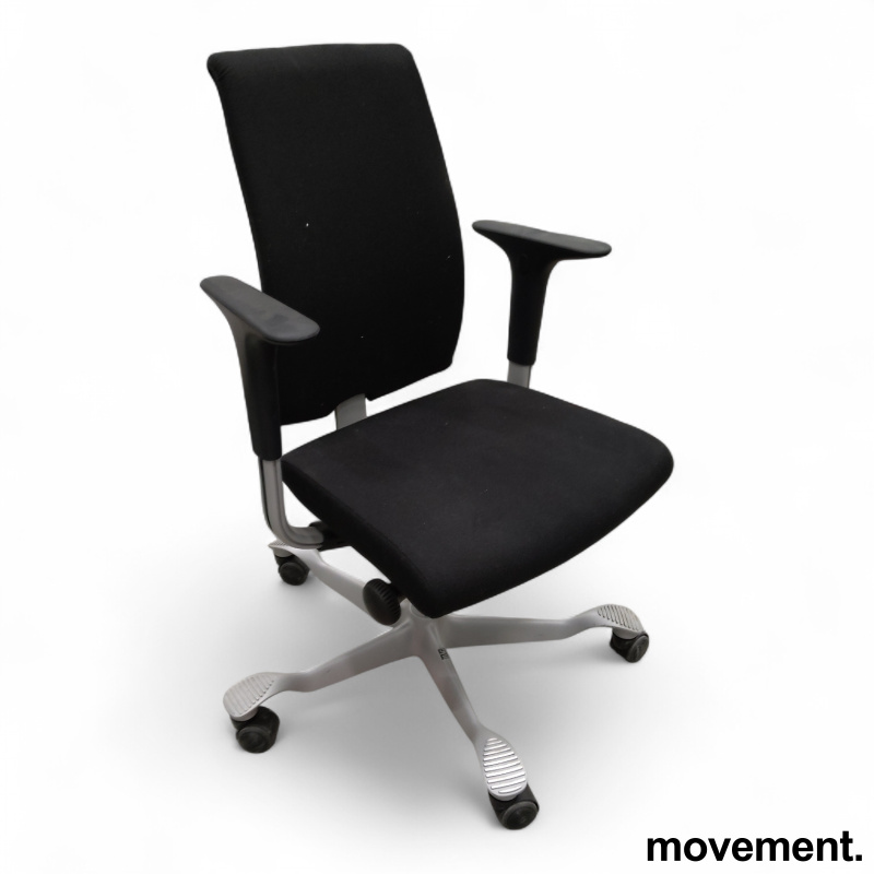 Creed 6005 med armlene Sort stoff - 1 / 2