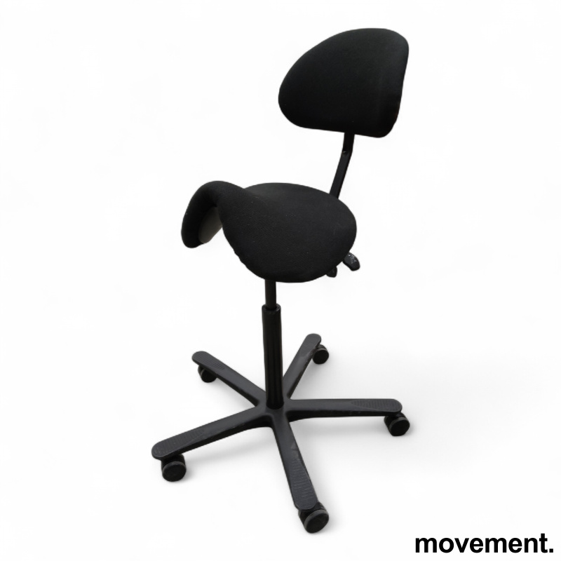 Saddle Seat Sort stoff, sort - 1 / 2