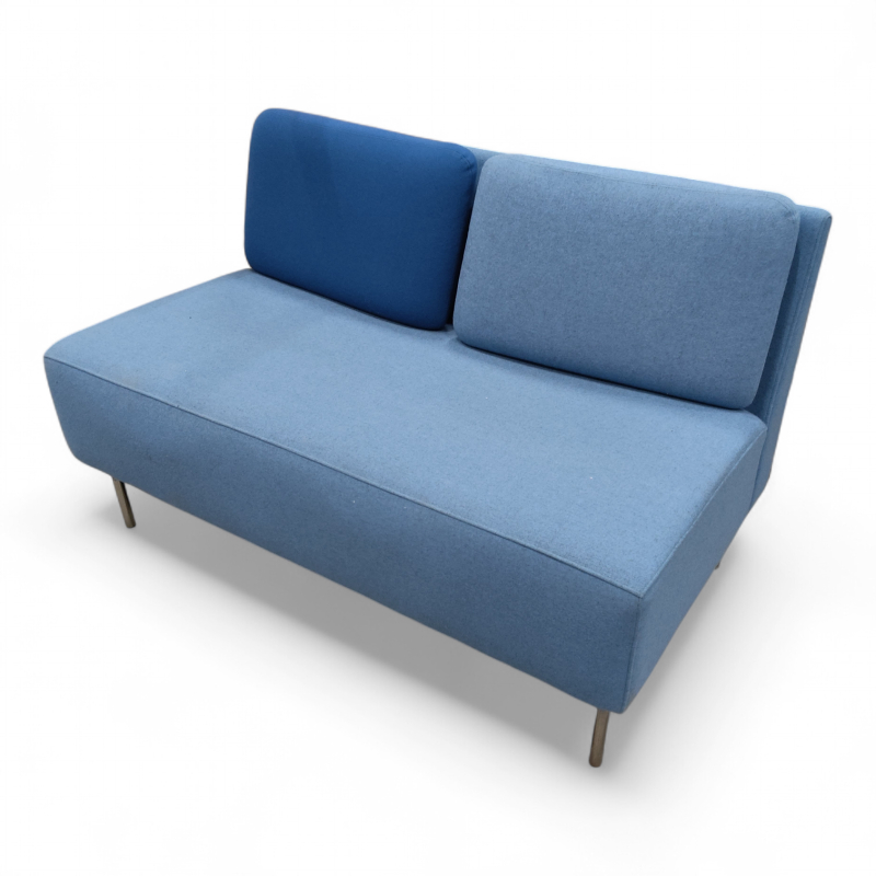 Playback 2-seter Lyst blått stoff,