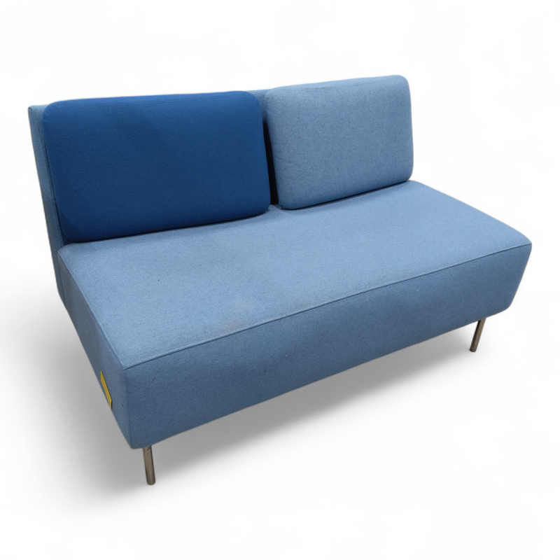 Playback 2-seter Lyst blått stoff,