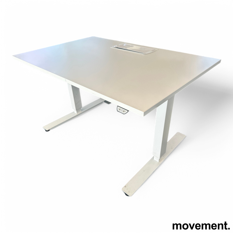 Izi Pro 120x80cm med kabelluke Hvit - 2 / 2