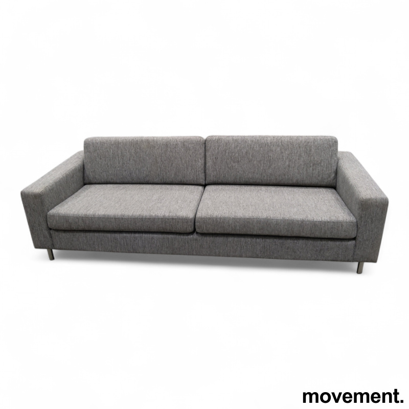 Scandinavia sofa 3-seter lyst grått - 2 / 2