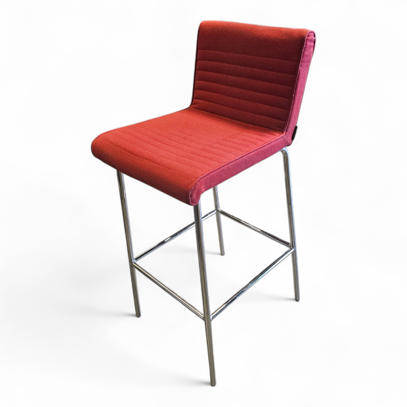 Qool barstol 78cm sittehøyde Rødt