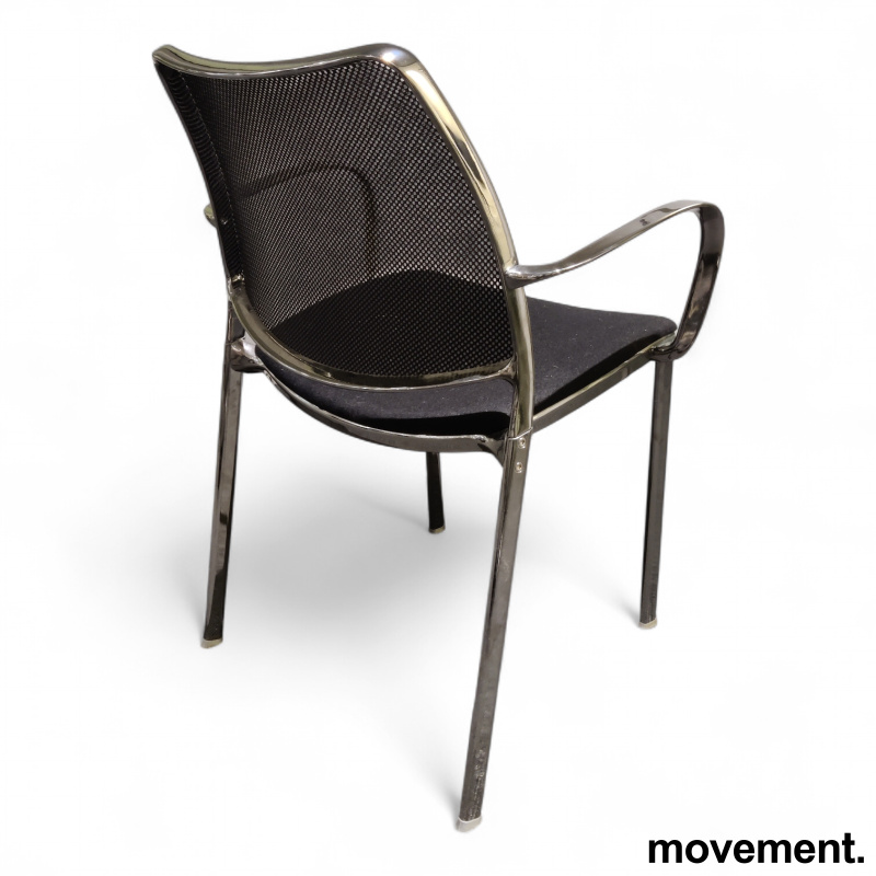 Gas Armchair sort stoff, sort mesh, - 3 / 3