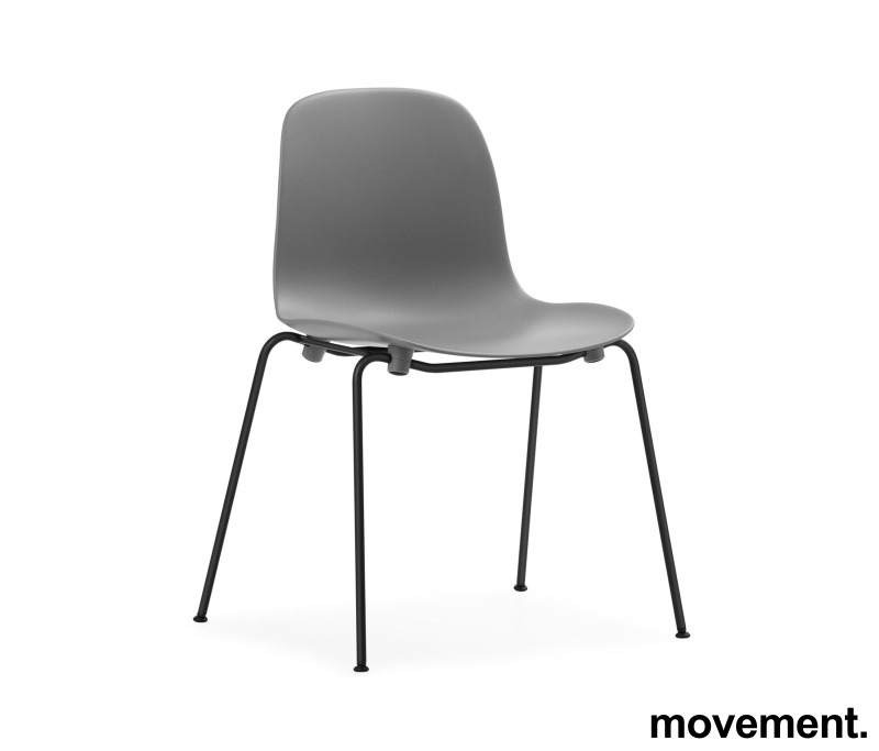 Solgt!Form chair stacking Grå, sort - 1 / 3