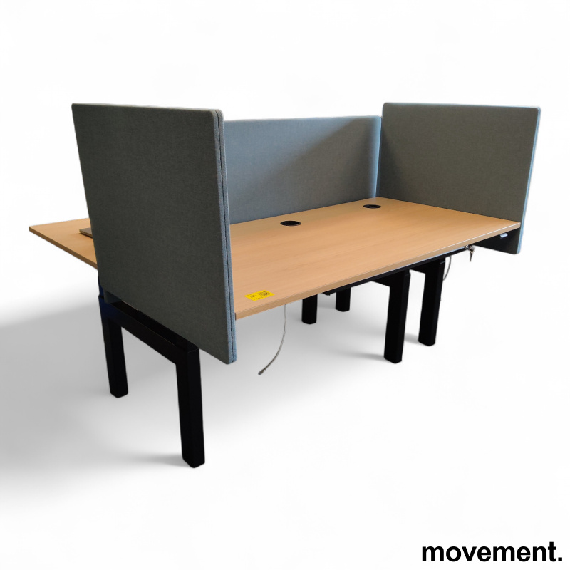 Q40 dobbel hevsenk 160x80cm med - 1 / 2