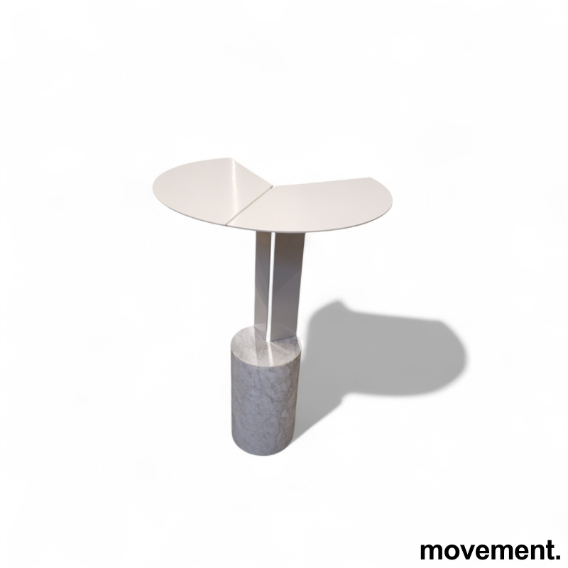 Sec Table  hvit marmorfot  Ny - 1 / 3