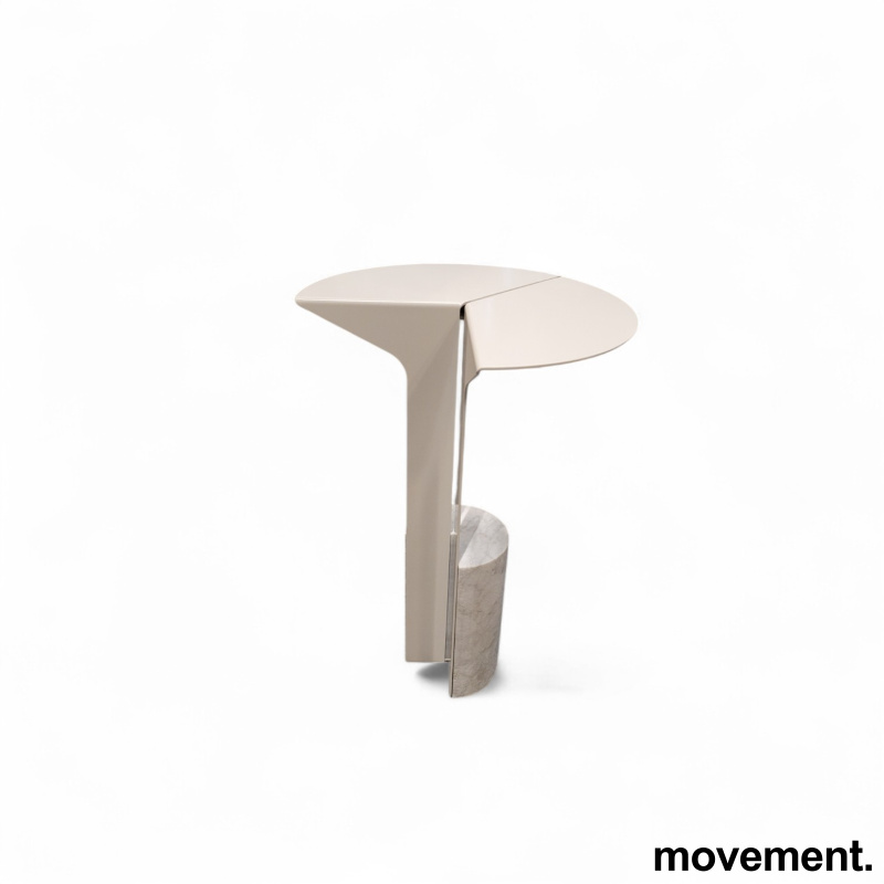 Sec Table  hvit marmorfot  Ny - 2 / 3