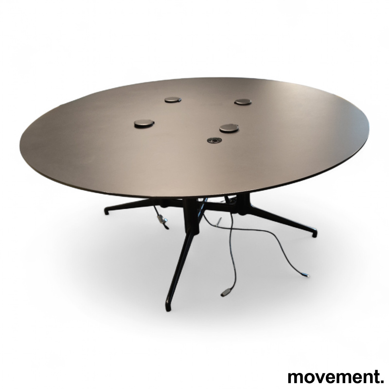 Kvart Ø=170cm Sort linoleum (Forbo - 1 / 2