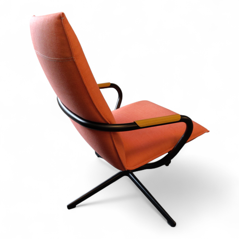 Camp med høy rygg Korallfarget