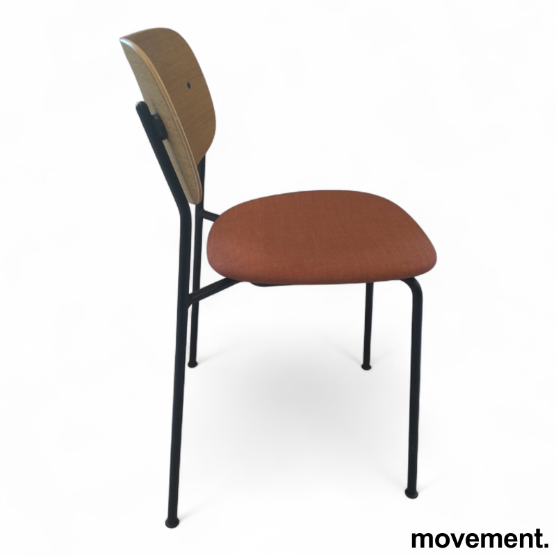 Co Dining Chair, polstret sete Rød - 2 / 3