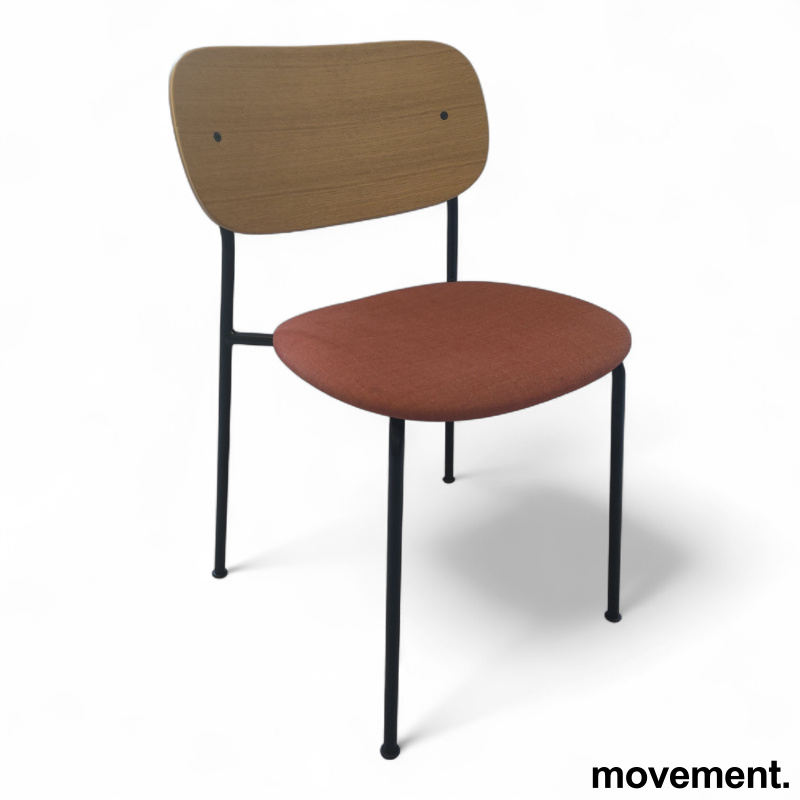 Co Dining Chair, polstret sete Rød - 1 / 3