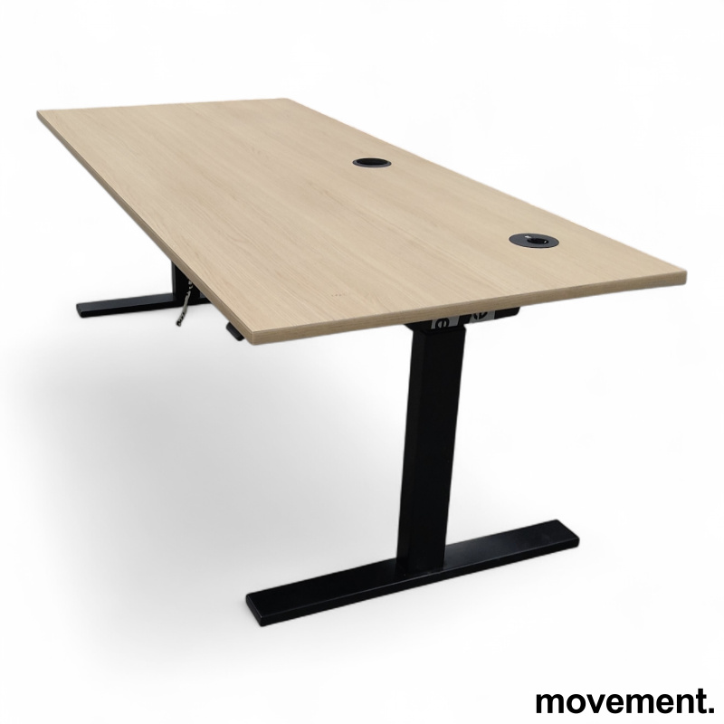 Q20 180x80cm Eik HPL, understell i - 1 / 2