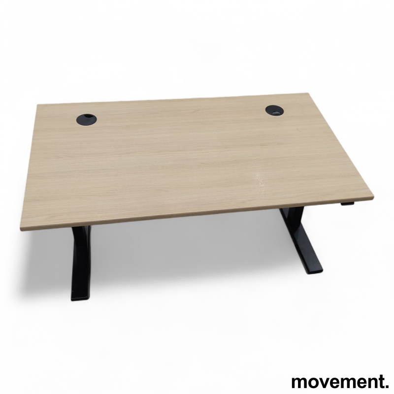 Q20 140x80cm Eik HPL, understell i - 1 / 2