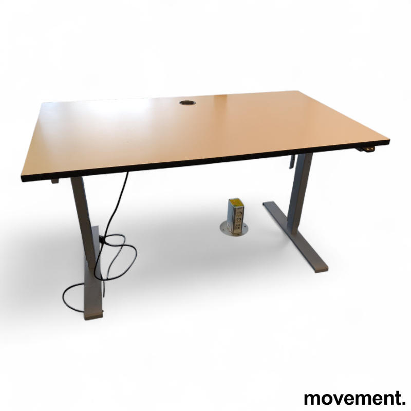 Solgt!140x80 hevsenk Hvit laminat med - 2 / 2