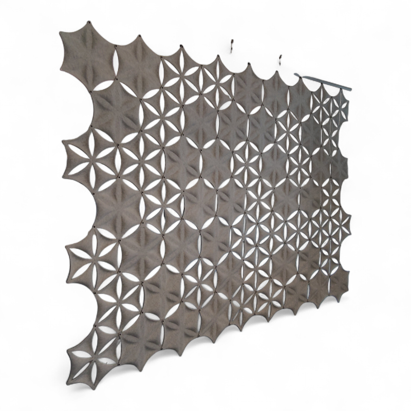 Airflake 330x225 Lys grå, Pent