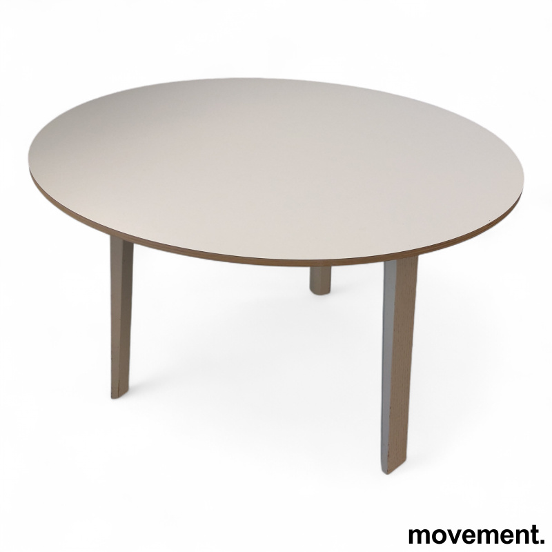 Bella loungebord Ø60 Hvit laminat, - 1 / 2