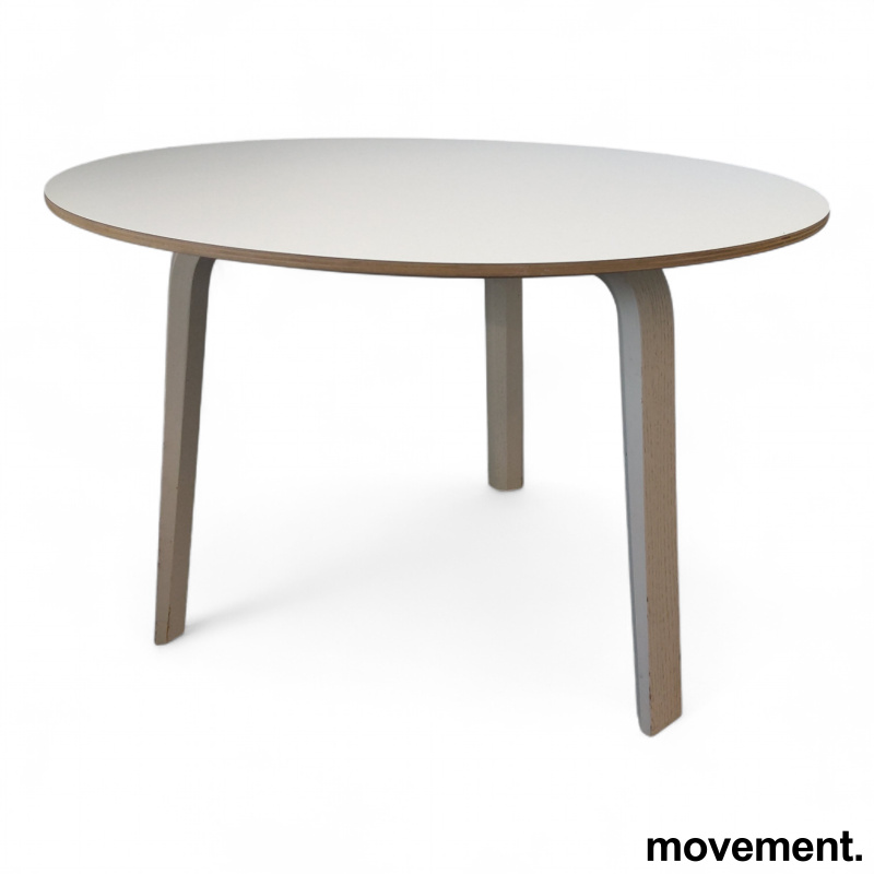 Bella loungebord Ø60 Hvit laminat, - 2 / 2