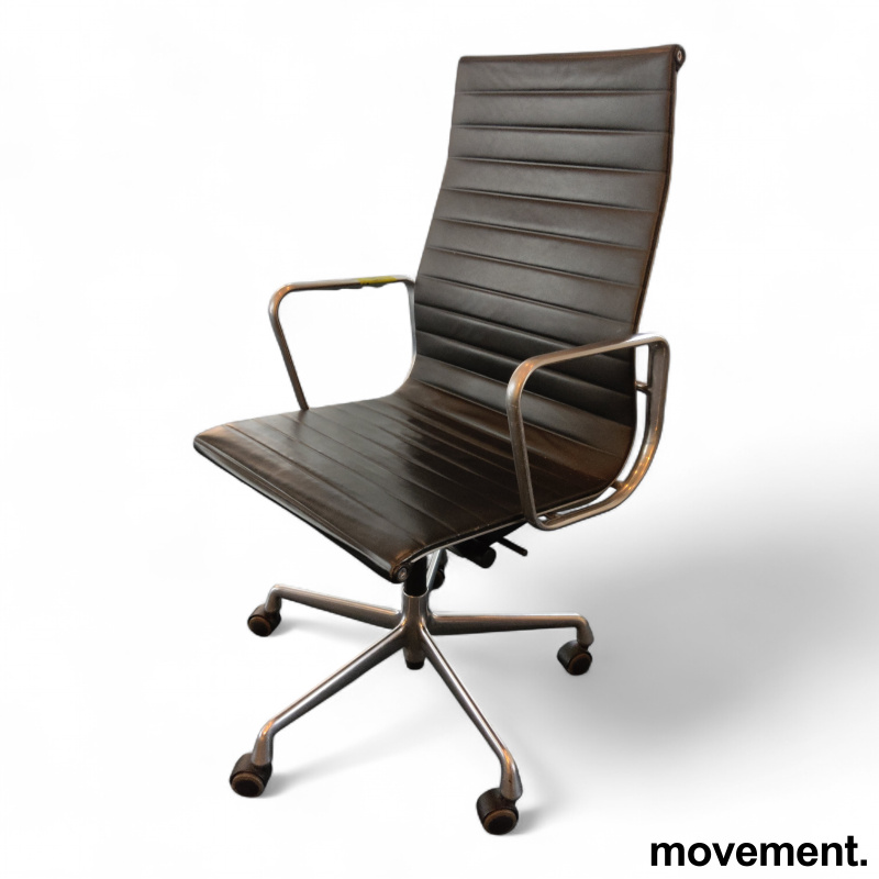 Aluminium Chairs EA 119 Sort skinn, - 1 / 3