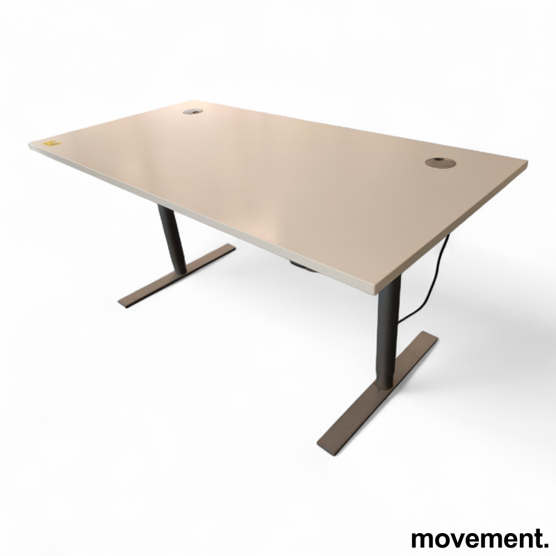 Hevsenk 160x80cm Hvit laminat, - 2 / 2