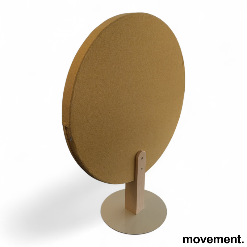 Skog Round 102x132 cm Gult stoff,