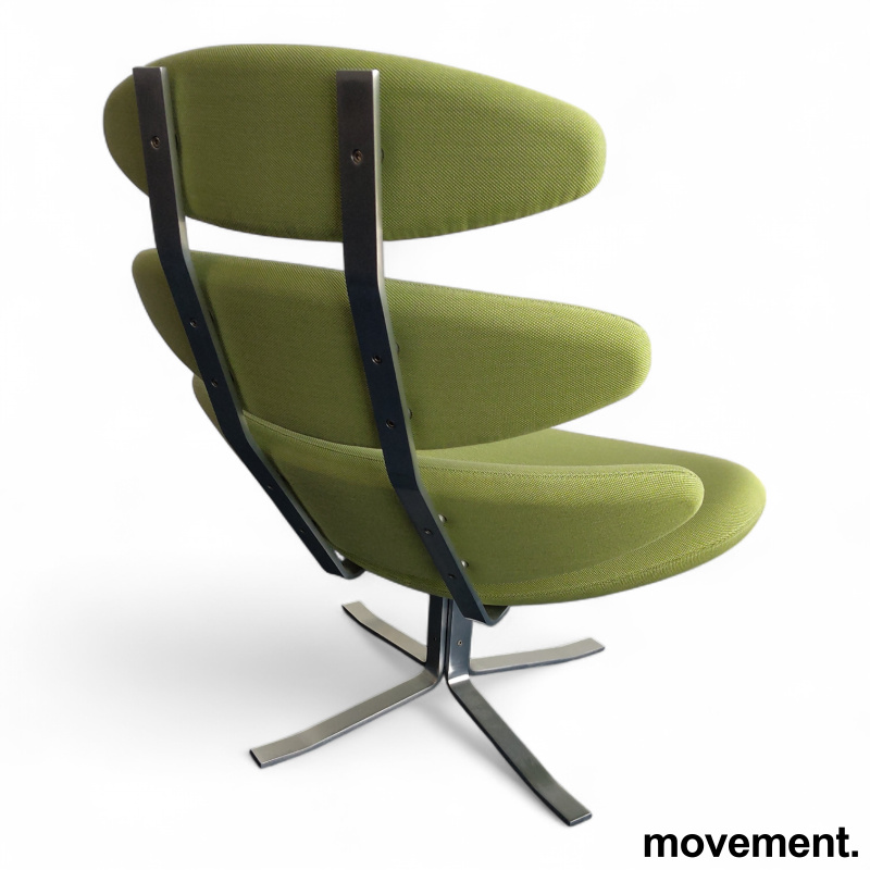 Corona Chair Grønt stoff(Kvadrat - 2 / 2