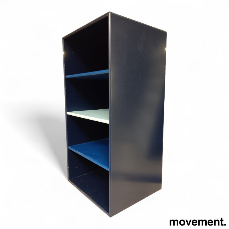 Reol 1261 Mørk blå, hyller i 3 - 2 / 2