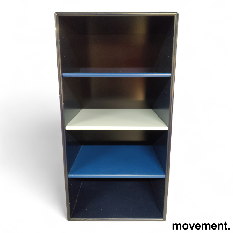 Reol 1261 Mørk blå, hyller i 3 - 1 / 2